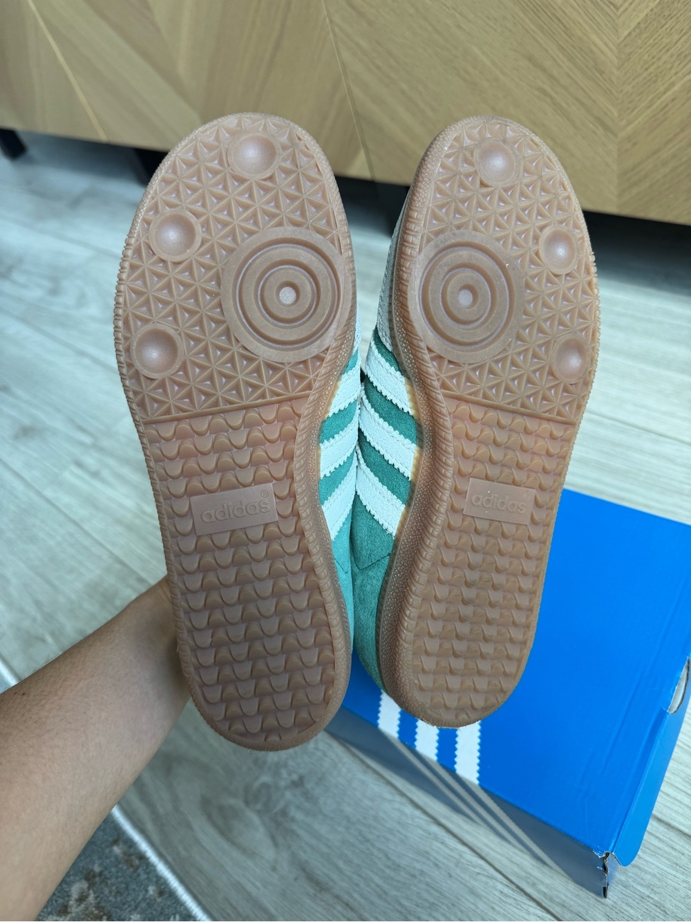 Adidas Samba OG - Collegiate Green Gum Grey Toe - ID2054 - Picture 6 of 7